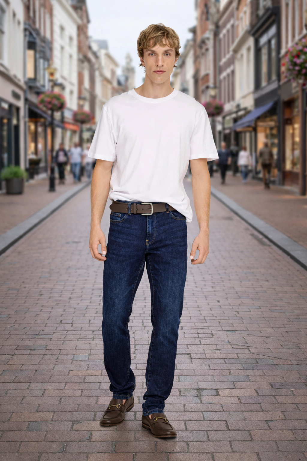 Rafael – Slim fit herenjeans – Stretch denim katoenmix – Alle seizoenen